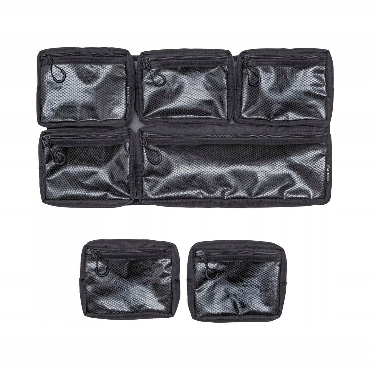 Organizer lid with transparent pockets for Peli Air 1535 and Peli 1510