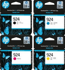 Original 4pcs Hp 924 Cyan Magenta Yellow Black BOX