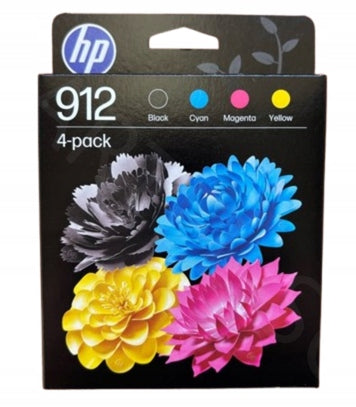 Original Ink HP 912 6ZC74AE set of 4 CMYK cartridges 4-pack 11/2027