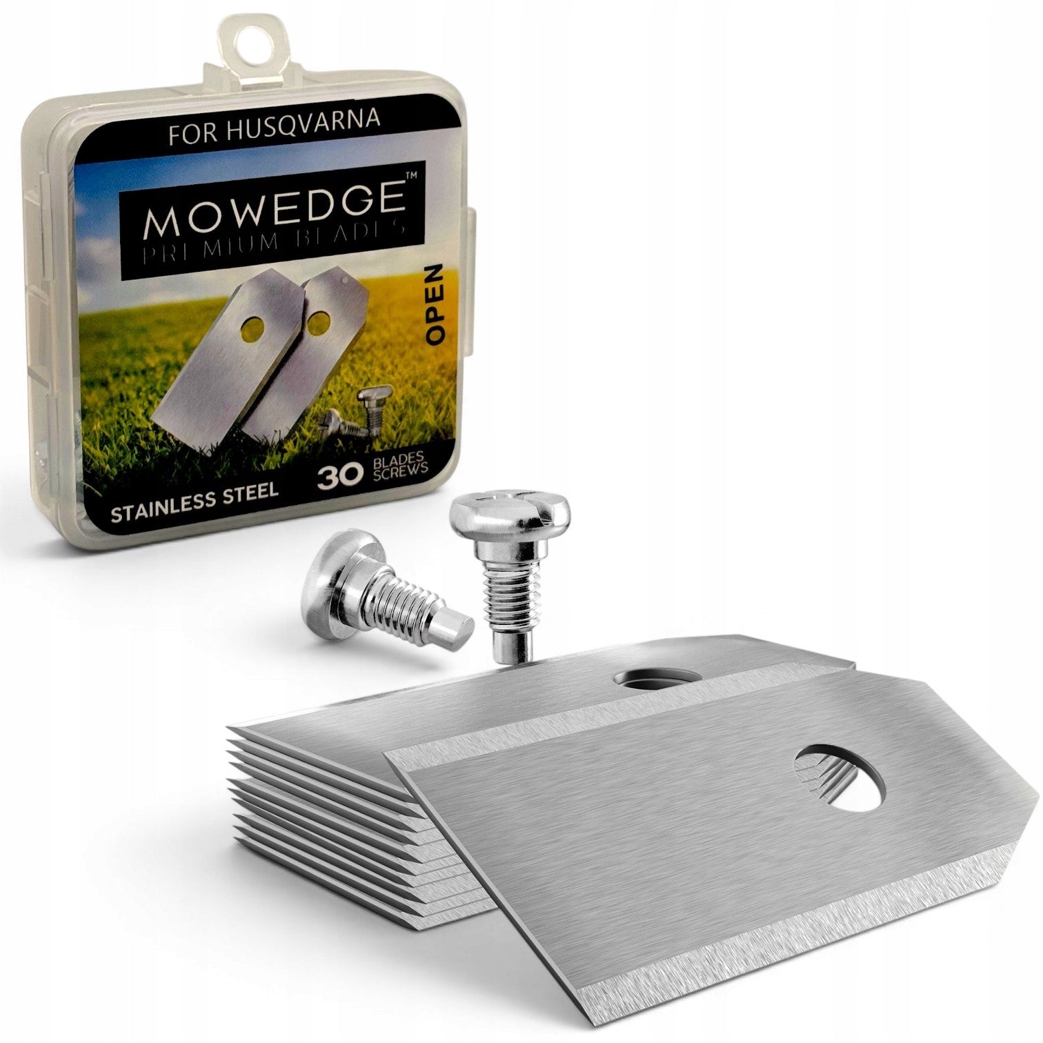 Original MOWEDGE knives for HUSQVARNA Automower mowing robot 30 pieces Packaging status original