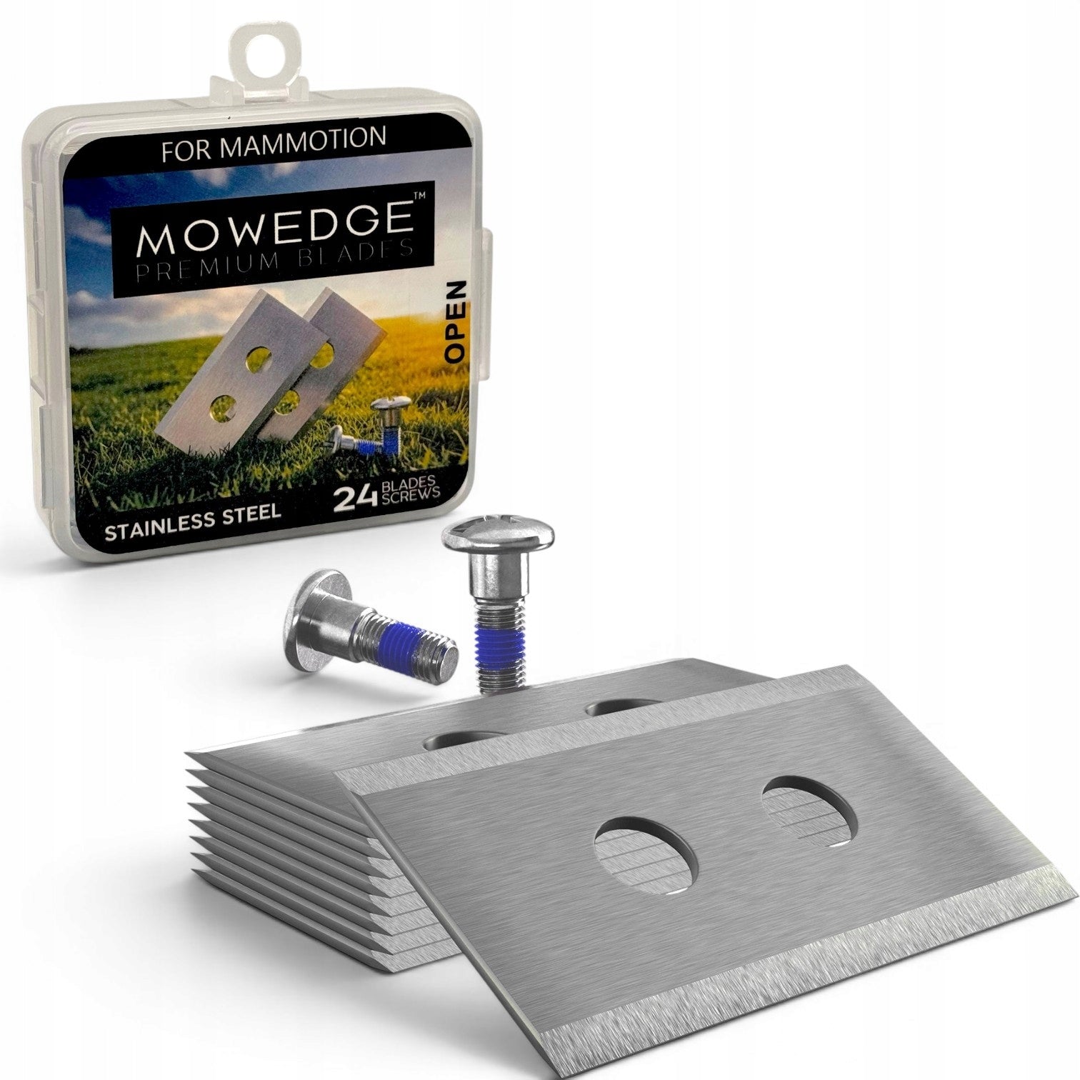 Original MOWEDGE knives for mowing robot mammotion luba 2 3 yuka 24 pcs Packaging status original