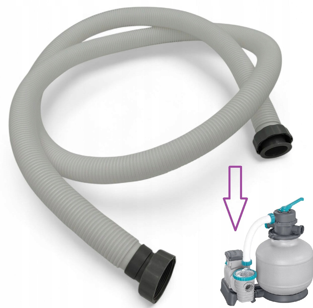 Original POOL PUMP HOSE 300cm 38mm BESTWAY original POOL PIPE