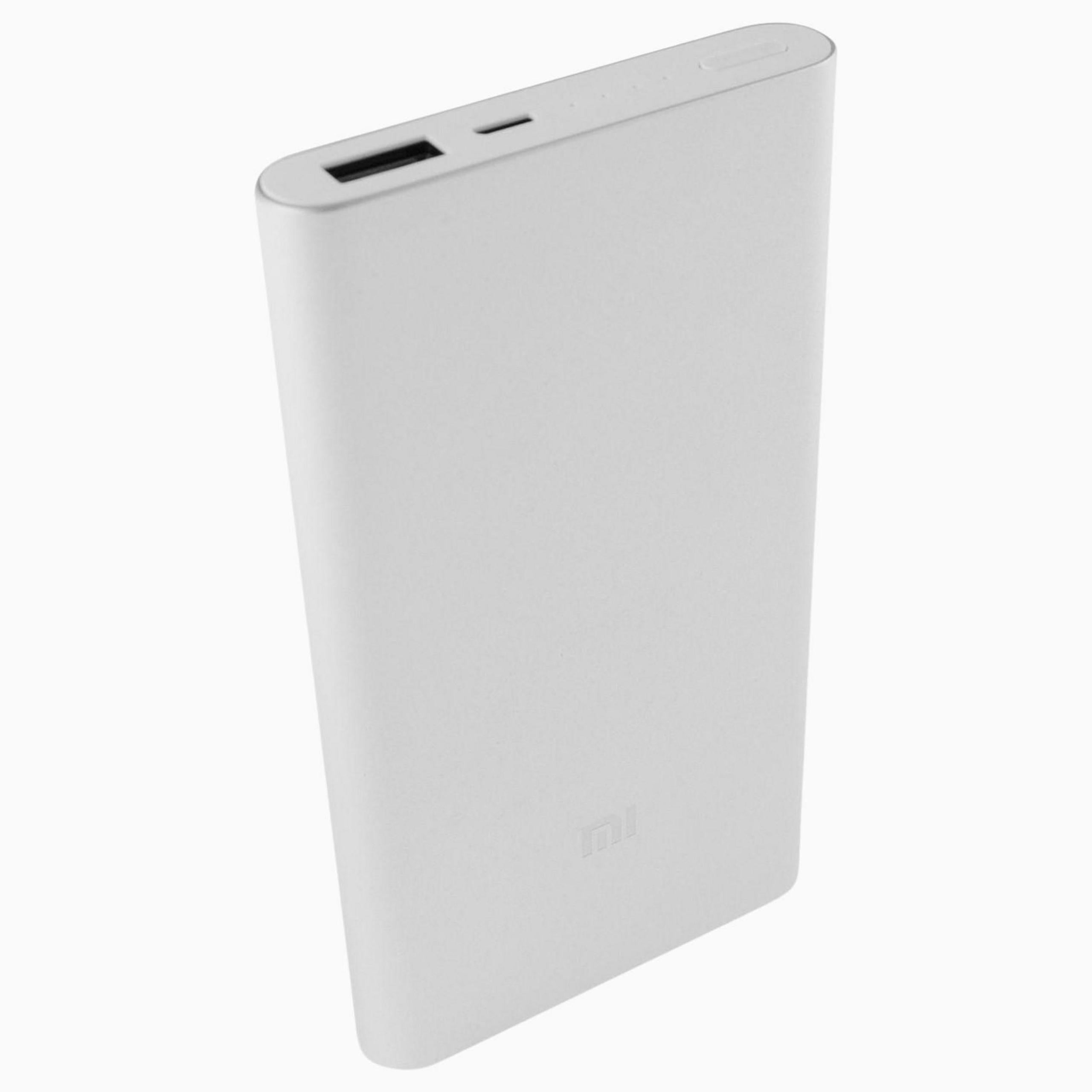 Original Powerbank Xiaomi Mi Power Bank 2 5000 mAh Dual USB Silver Brand Xiaomi
