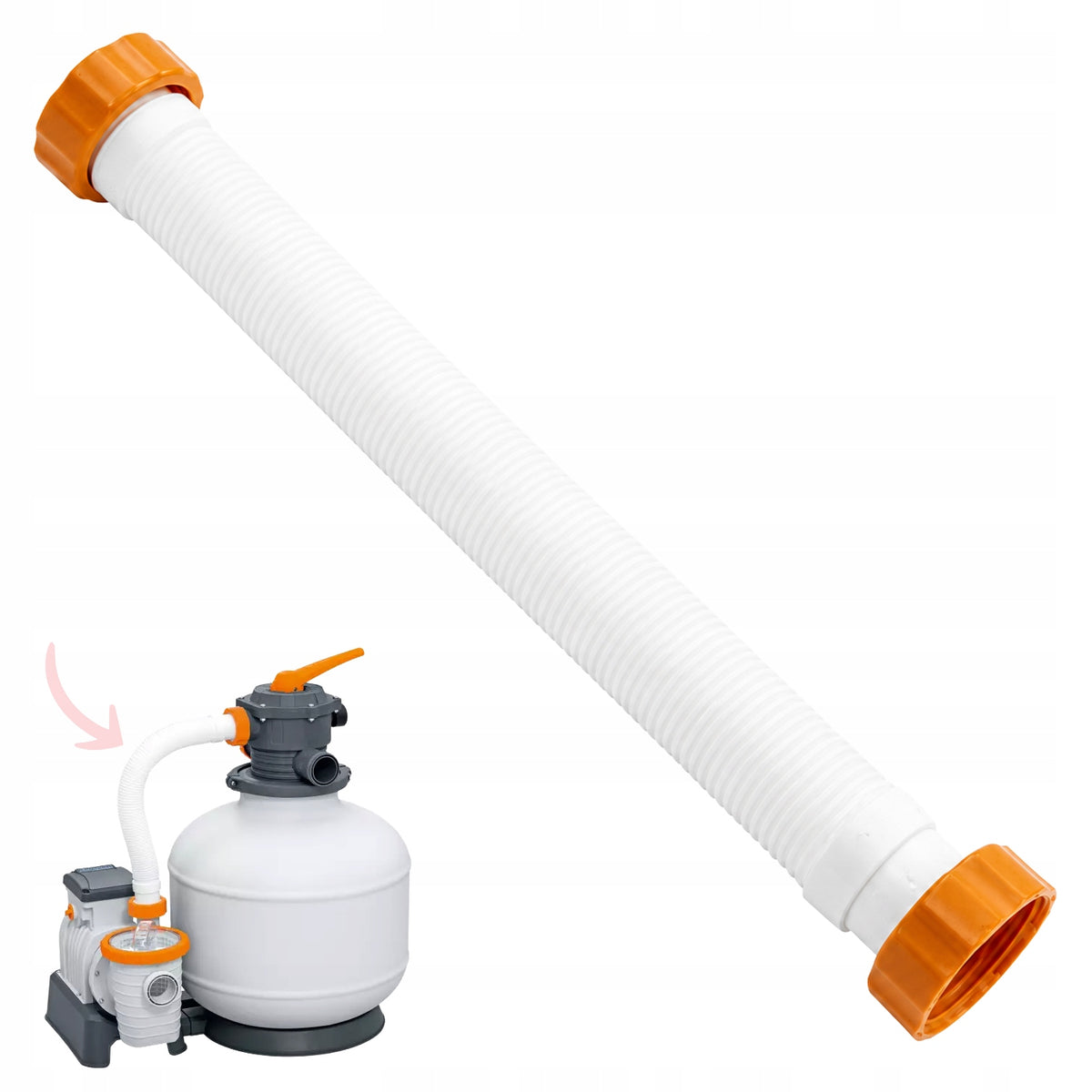 Original short tube hose for sand pump 58499 Bestway 45kg