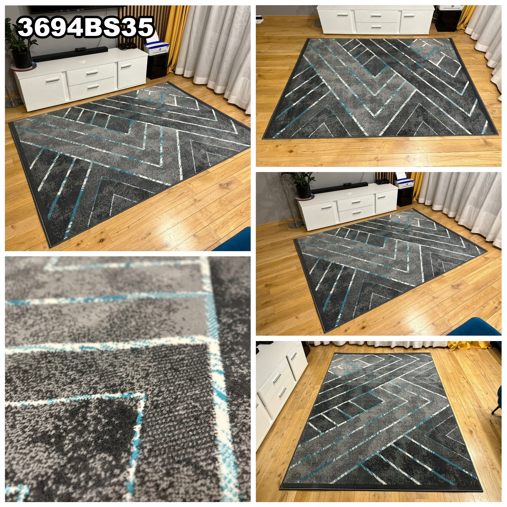 Original square carpet 120x170, soft, dense mix Manufacturer code NEW IDEA mix kolor 120x170