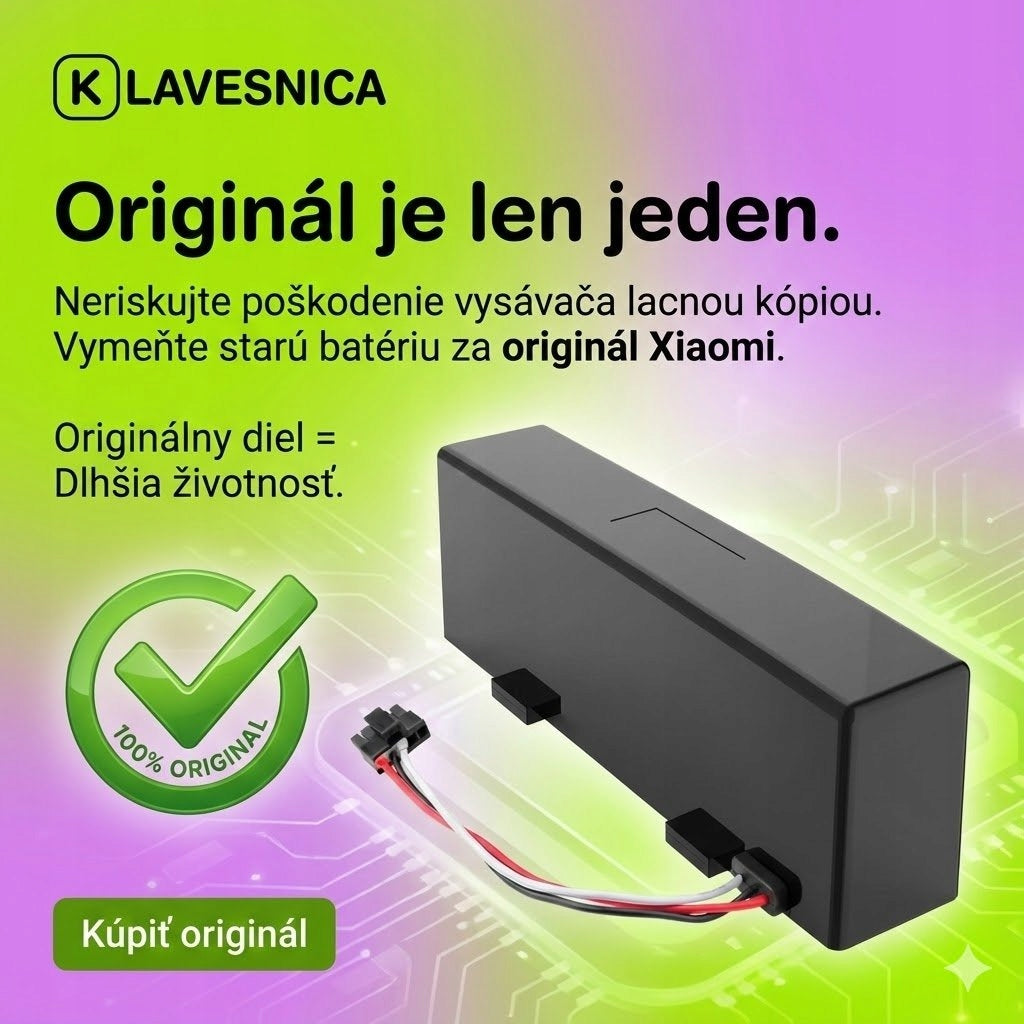 Originálna batéria pre Xiaomi Mi Robot Vacuum Mop Pro 3200mAh P2051-4S1P-ZM Packaging status original