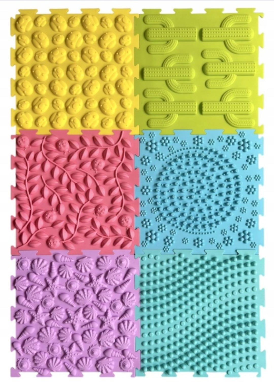 Orthopedic Sensory Mat for Adult Children Puzzle Montesorri 6 el Kid's age 18＋ months