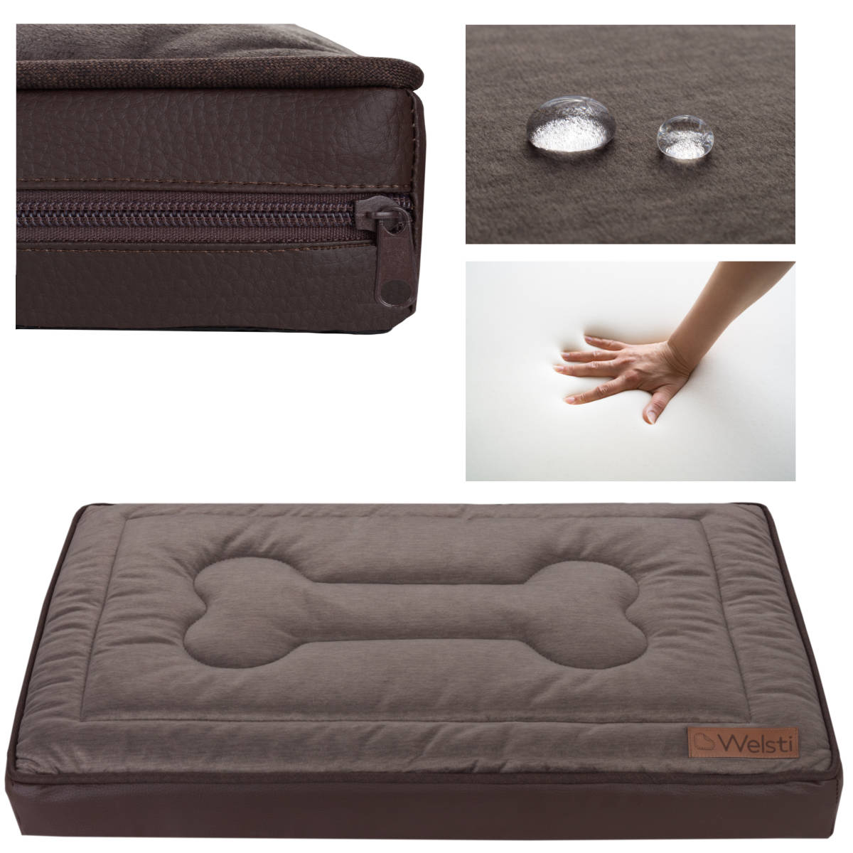 Orthopedic dog bed, mattress 100x70