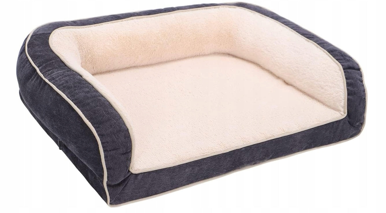 Orthopedic dog bed with foam cover can be washed EMME Packaging status original