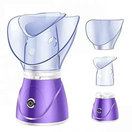 Osenjie BY1078 Facial Steamer 150W 110V-220V 50/60Hz 60ml Purple Packaging status original