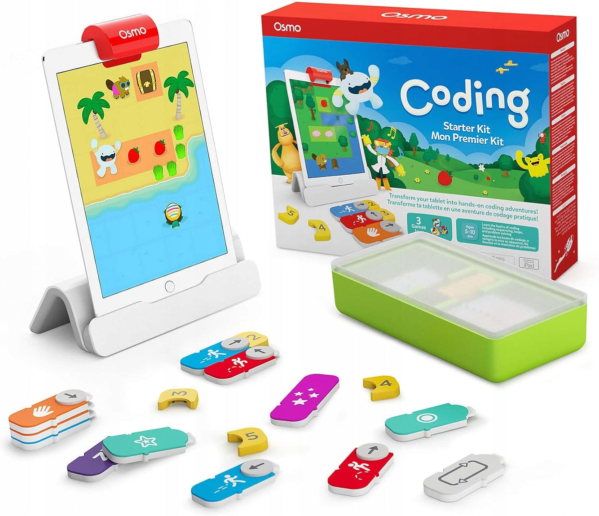 Osmo - iPad Coding Starter Kit - 3 Practical Educational Games Manufacturer code 901-00039