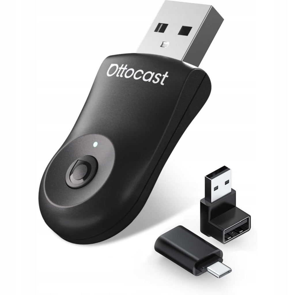 Ottocast Mini CA505-T 2-in-1 Adapter for Apple CarPlay & Android Auto with Bluetooth 5.0