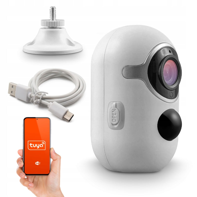 Outdoor Camera 1080p Tuya USB-C WiFi Monitoring
