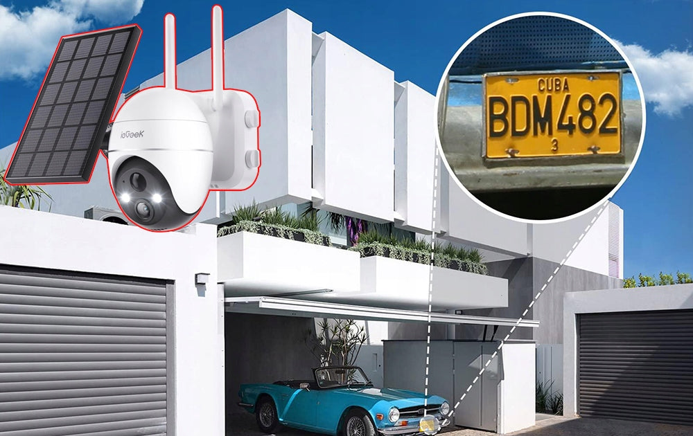 Outdoor Camera Rotating IP WiFi 5MPx 4x ZOOM Solar for 9600mAh Batteries Brand ieGeek