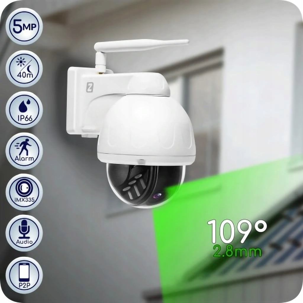Outdoor Camera Rotating WiFi 5MPx 5MP Metal Tracking IKPW540V1 AUDIO EAN (GTIN) 5903900678087