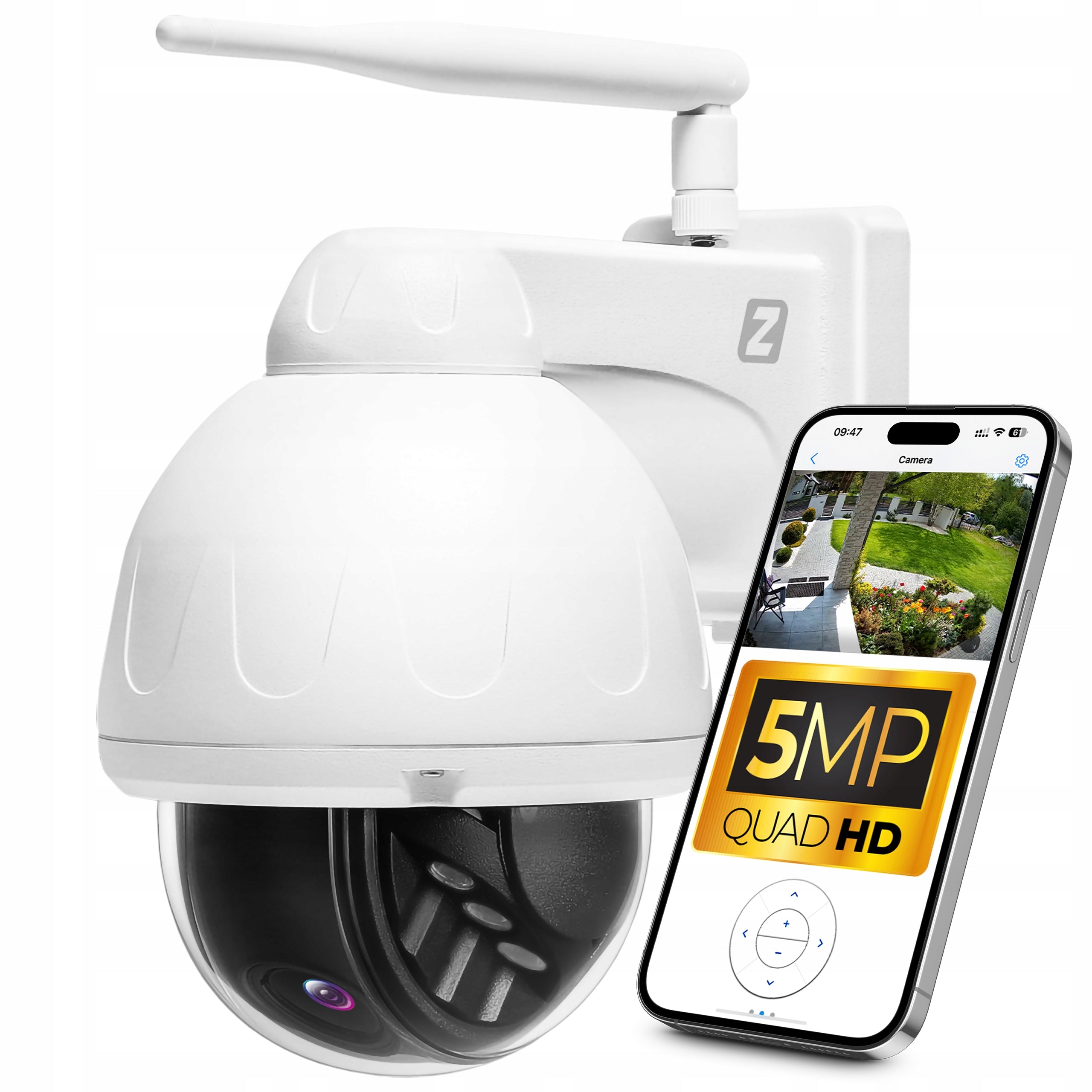 Outdoor Camera Rotating WiFi 5MPx 5MP Metal Tracking IKPW540V1 AUDIO