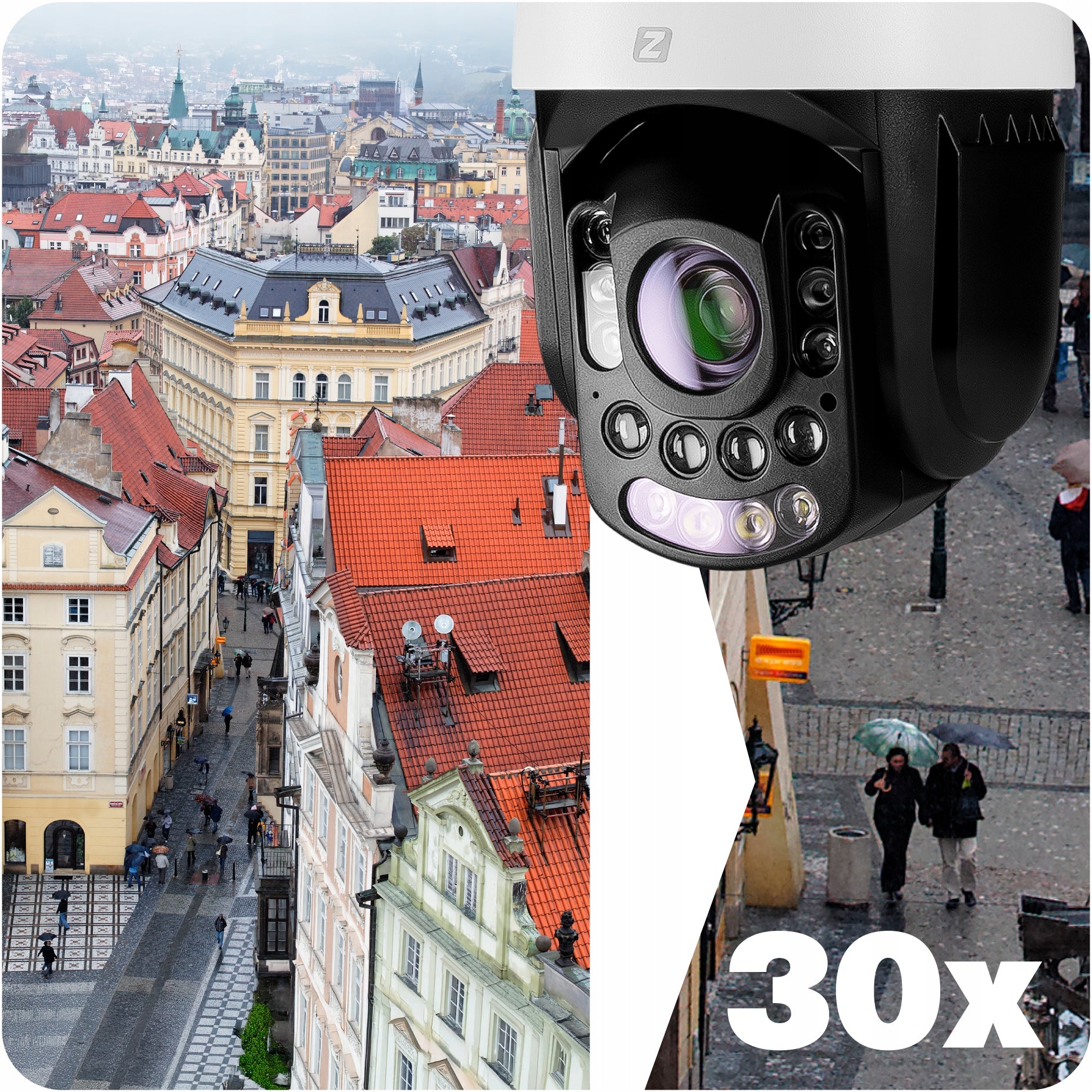 Outdoor Camera Rotating WiFi 8MPx 4K Detection 150M IR Zoom Optical x18 Manufacturer code IKPWP8150MZV1