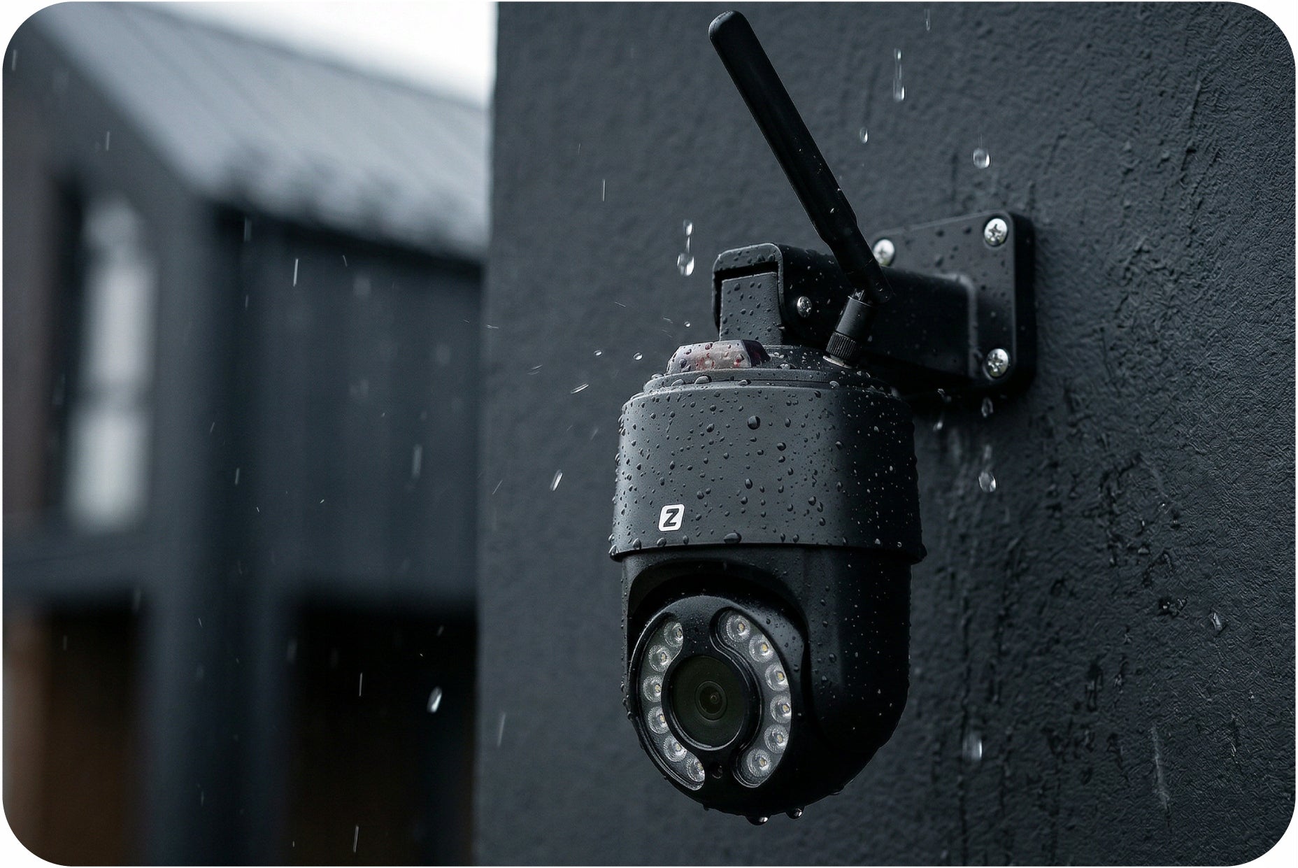Outdoor Camera Rotating WiFi 8MPx 4K UHD AUDIO DETECTION 4XZOOM BLACK Manufacturer code IKPW840V2-B