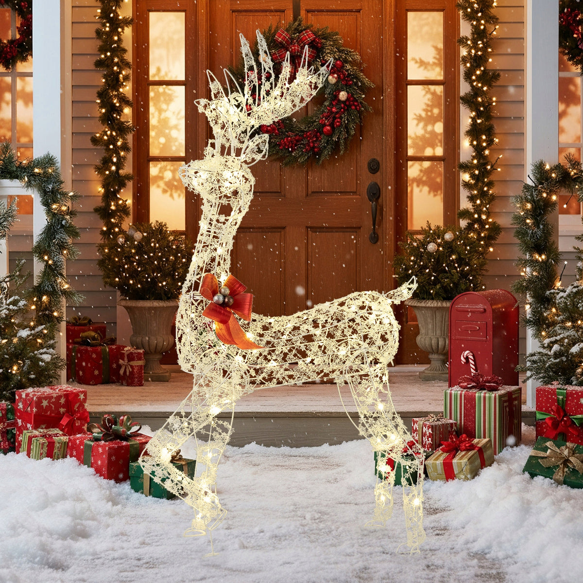 Outdoor Christmas Decoration Reindeer LED CM25129DE Manufacturer code CM25129DE