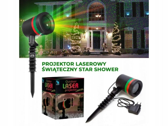 Outdoor Christmas Laser Projector For Home Holiday Events 100M Range Packaging status original