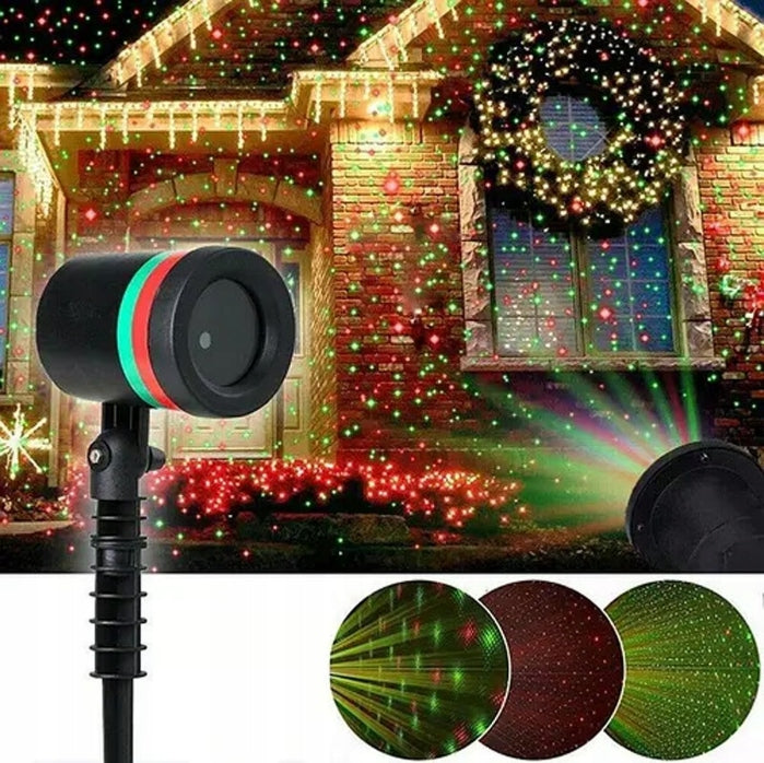Outdoor Christmas Laser Projector For Home Holiday Events 100M Range