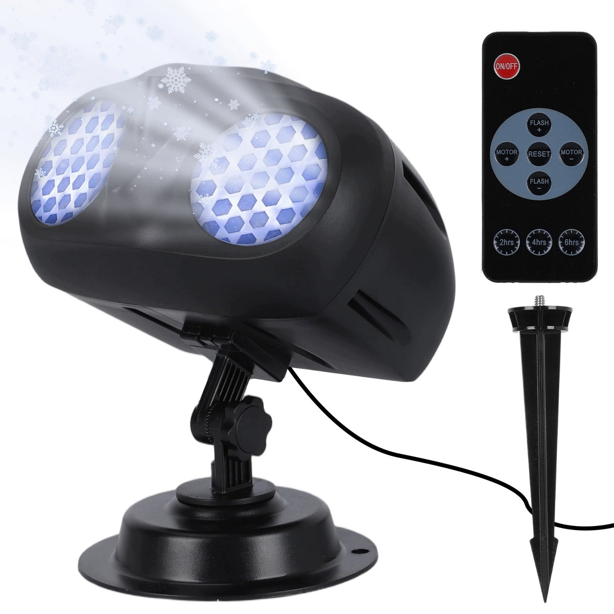 Outdoor Christmas Projector Waterproof Halloween Christmas Manufacturer code Projektor Padającego Śniegu