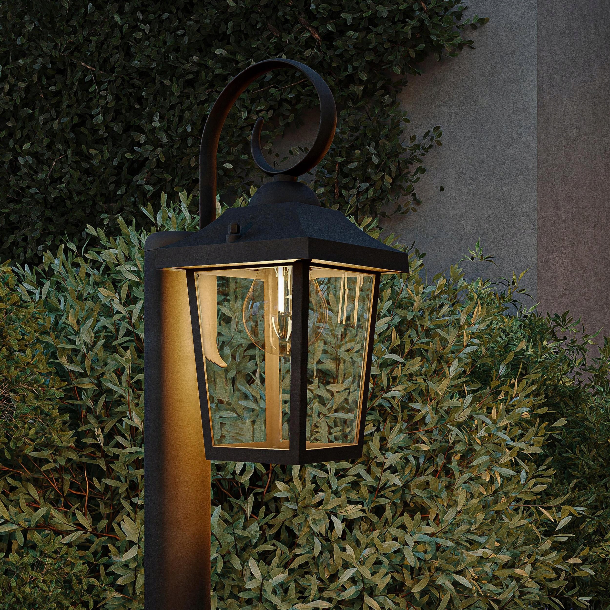 Outdoor Garden Lamp LED E27 POST 75cm PHILIPS BUZZARD Collection Buzzard