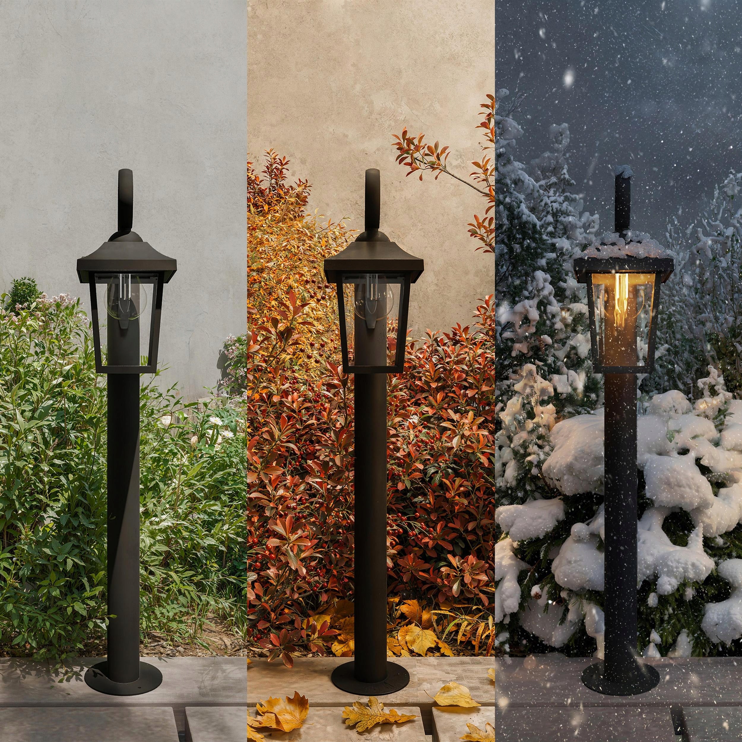 Outdoor Garden Lamp LED E27 POST 75cm PHILIPS BUZZARD Product height 75 cm
