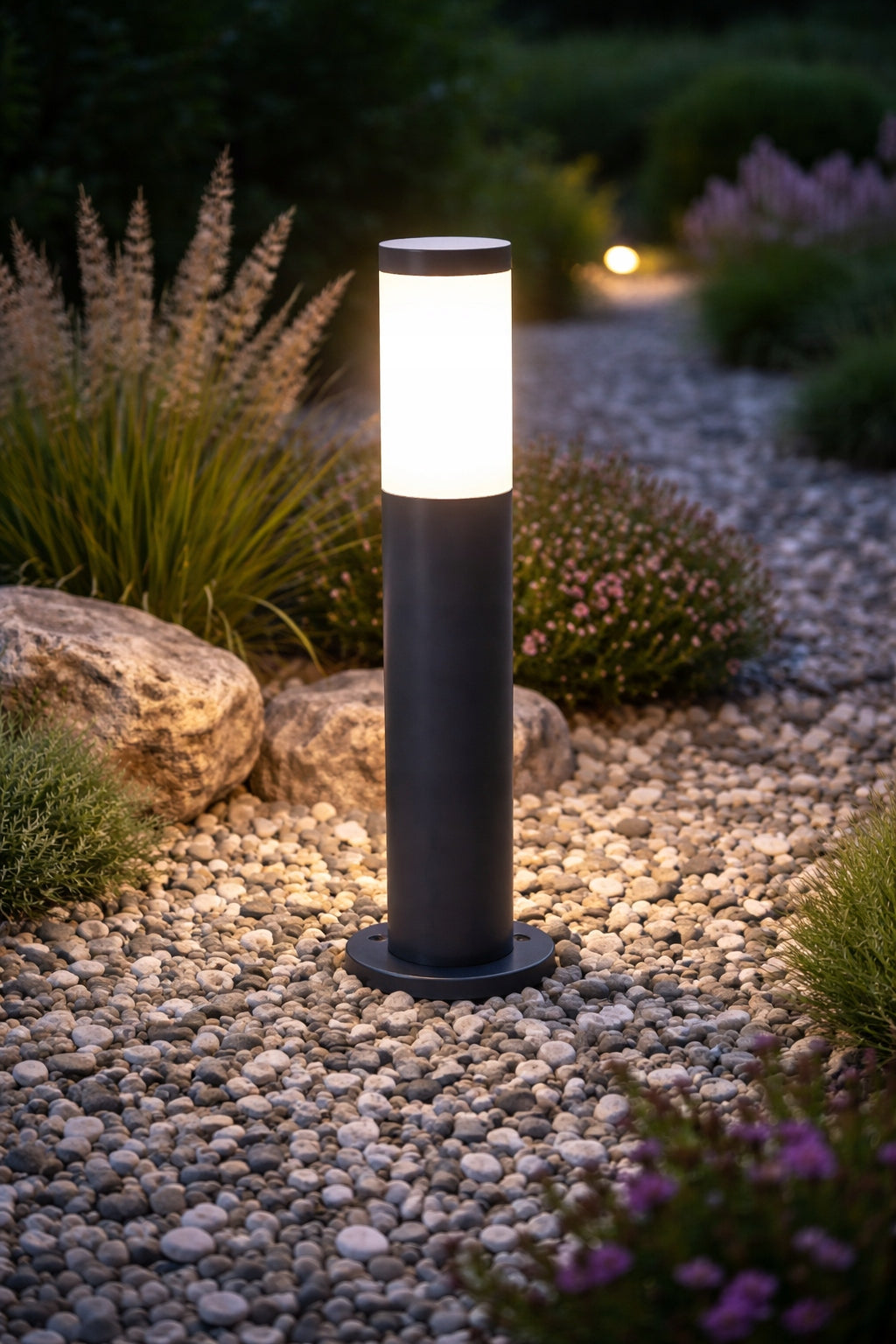 Outdoor Garden Lamp Standing Garden Post 45 cm E27 Black Manufacturer code 6720