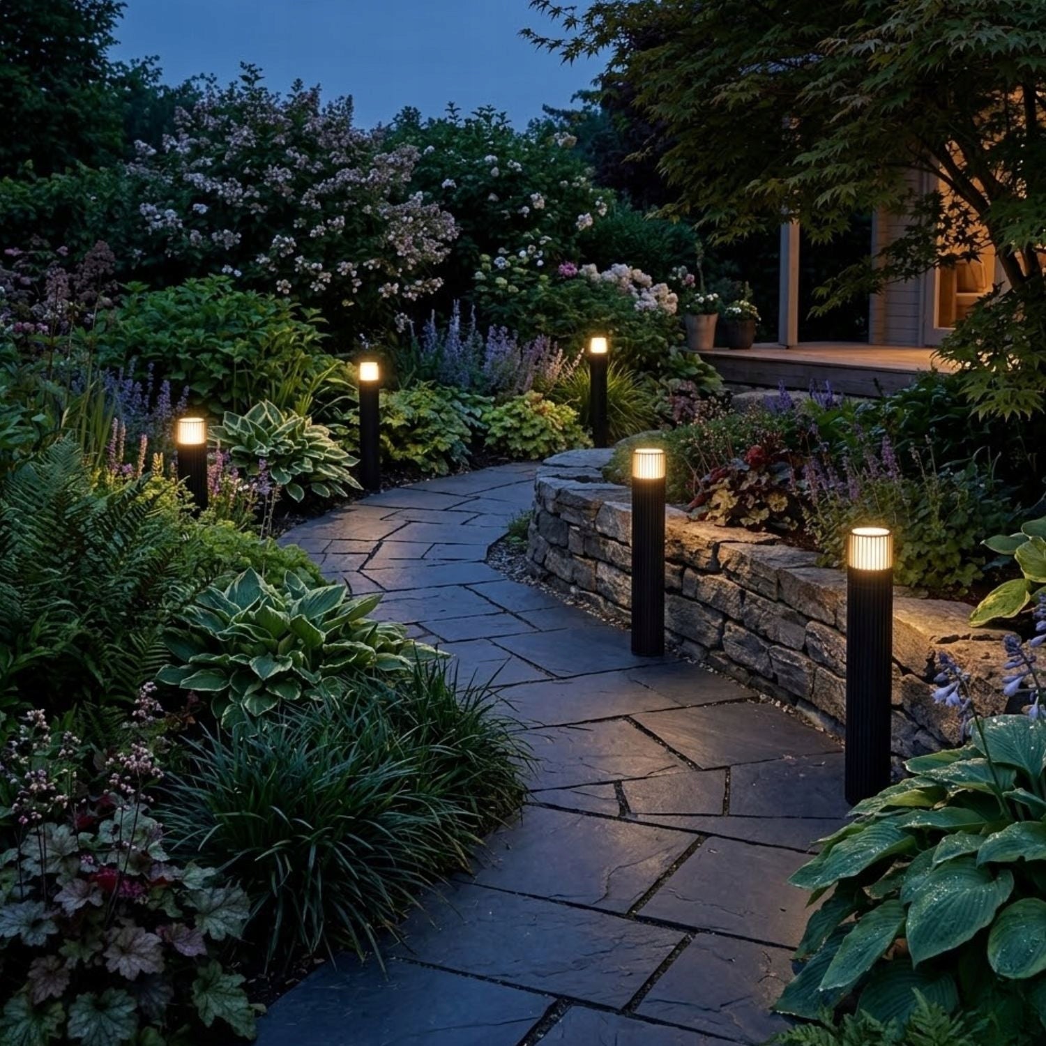 Outdoor Garden Standing Post Lamp for Garden Alley Discount Black 50cm Product height 50 cm