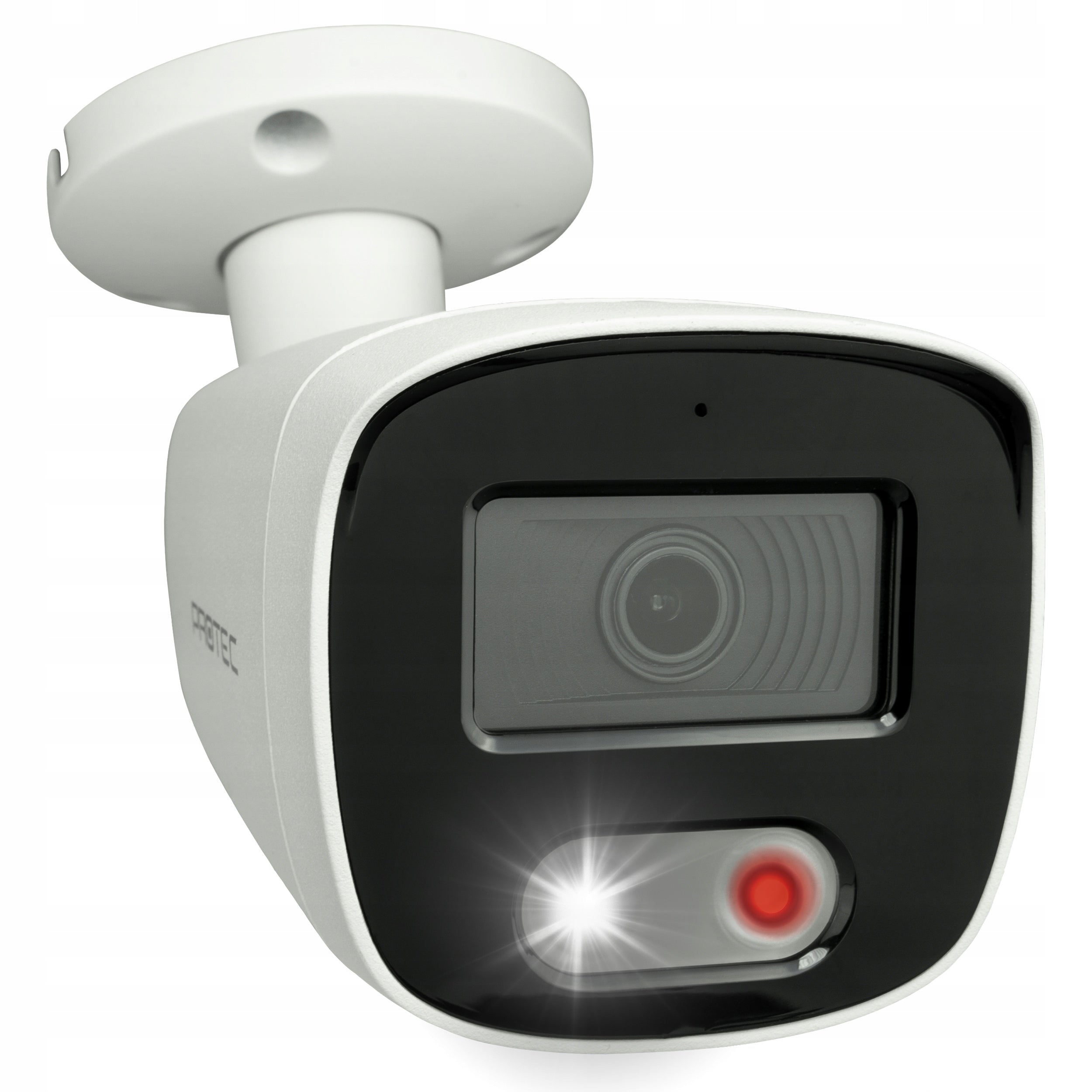 Outdoor IP surveillance camera PR-IPT1800LE PoE light white microphone