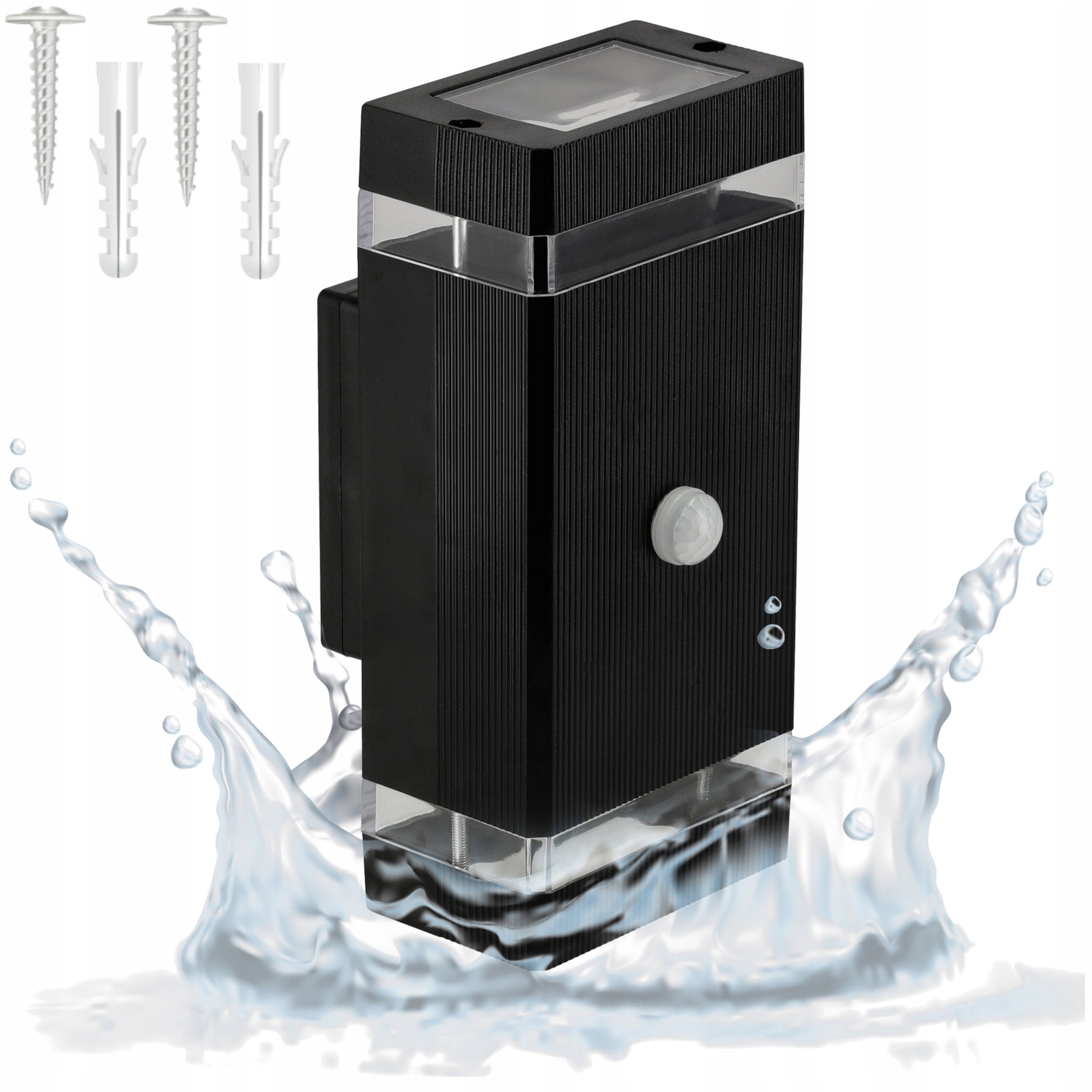 Outdoor LED Facade Lamp With Motion and Twilight Sensor 2x GU10 PIR