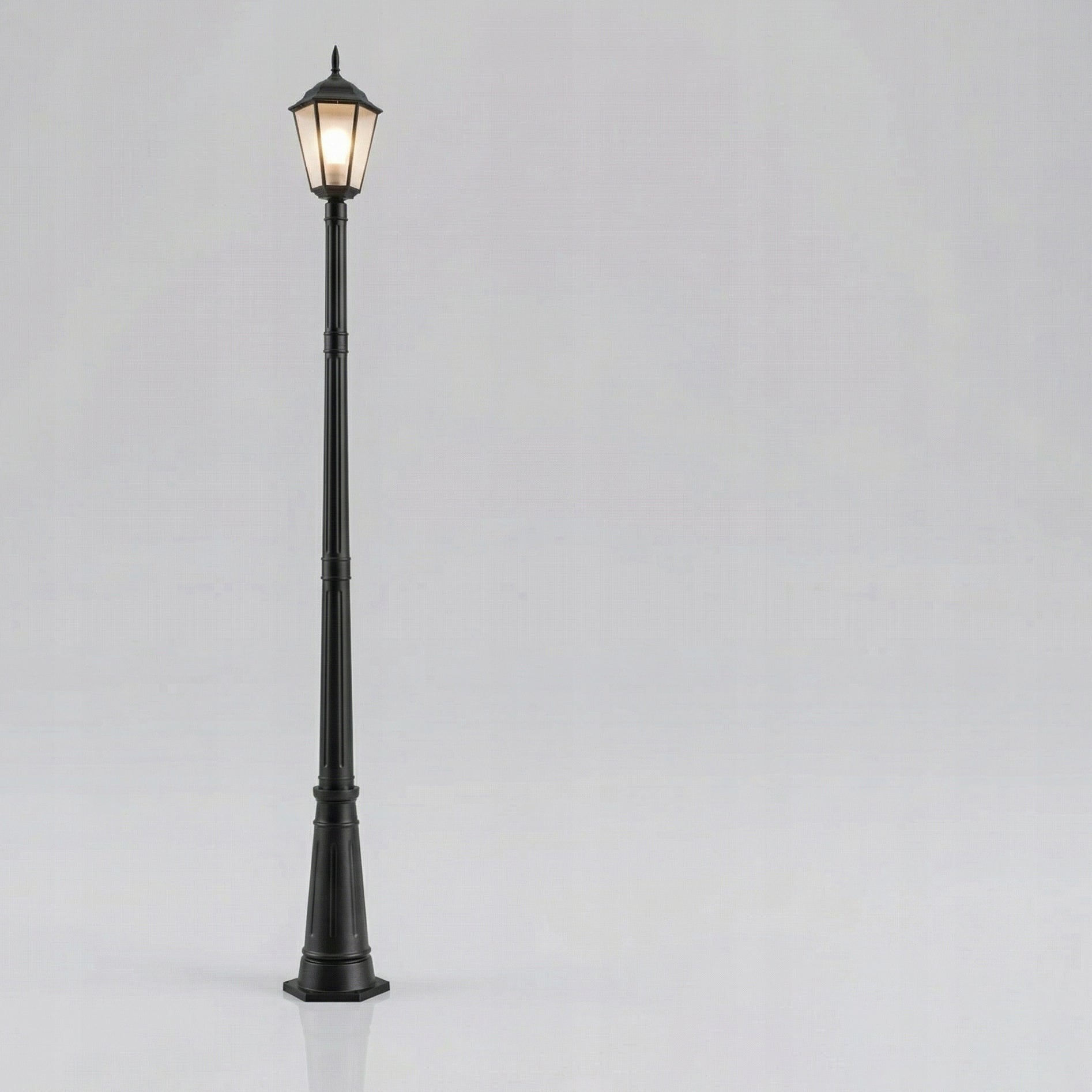 Outdoor LED Garden Lamp E27 Standing Lantern Pole 240cm Vintage IP65 Protection class II
