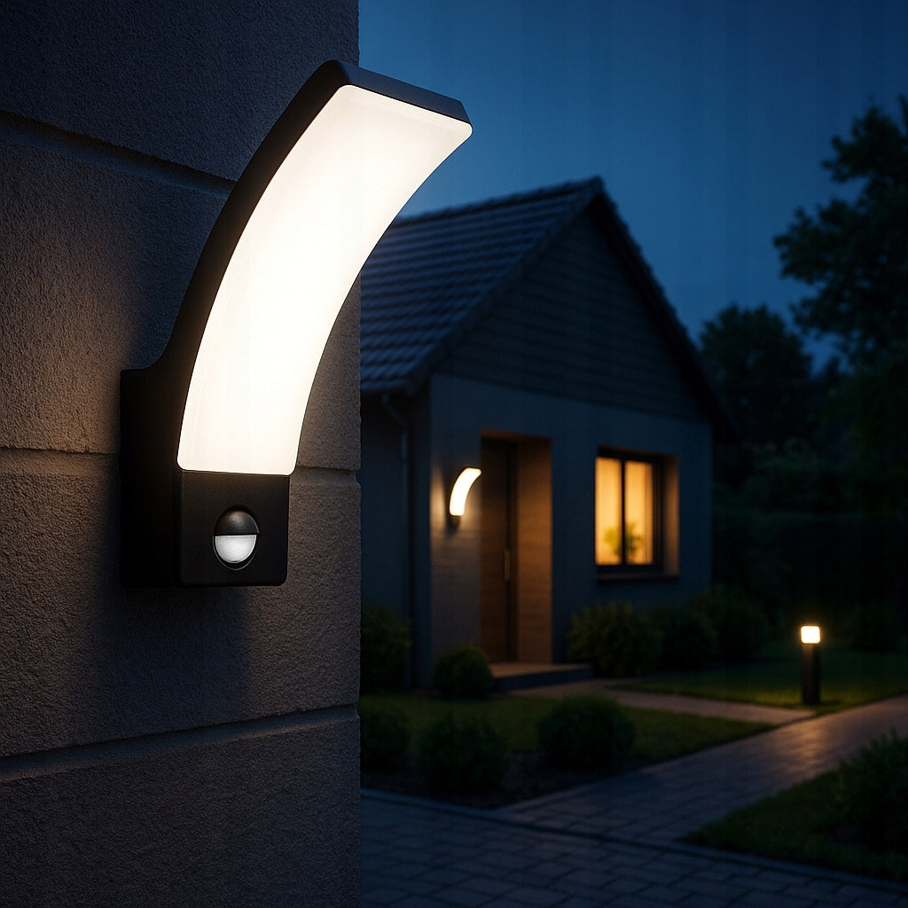 Outdoor LED Wall Lamp 12W MOTION SENSOR Wall Facade Garden Lamp Collection LED