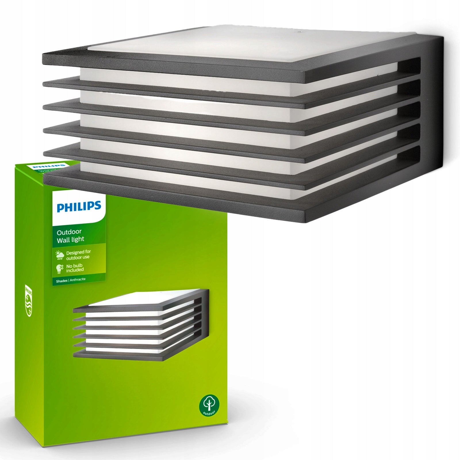 Outdoor LED Wall Lamp PHILIPS SHADES Facade Lamp E27 GARDEN IP44