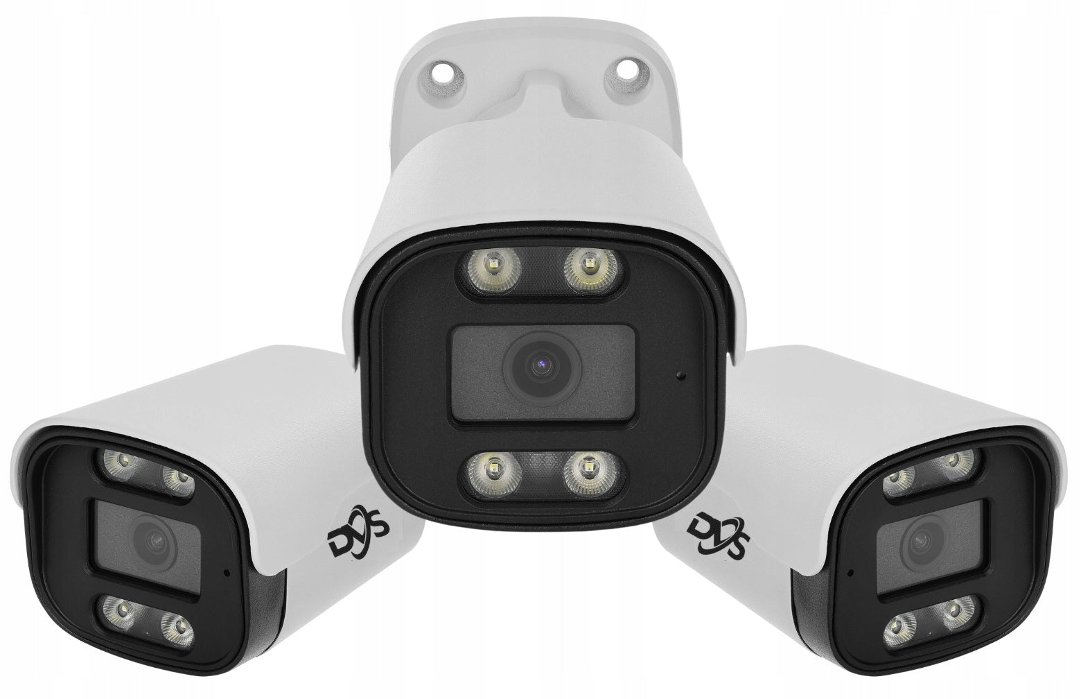 Outdoor Monitoring SET OF 4 Analog Cameras TUBA 5MPX Camera DVS Packaging status original