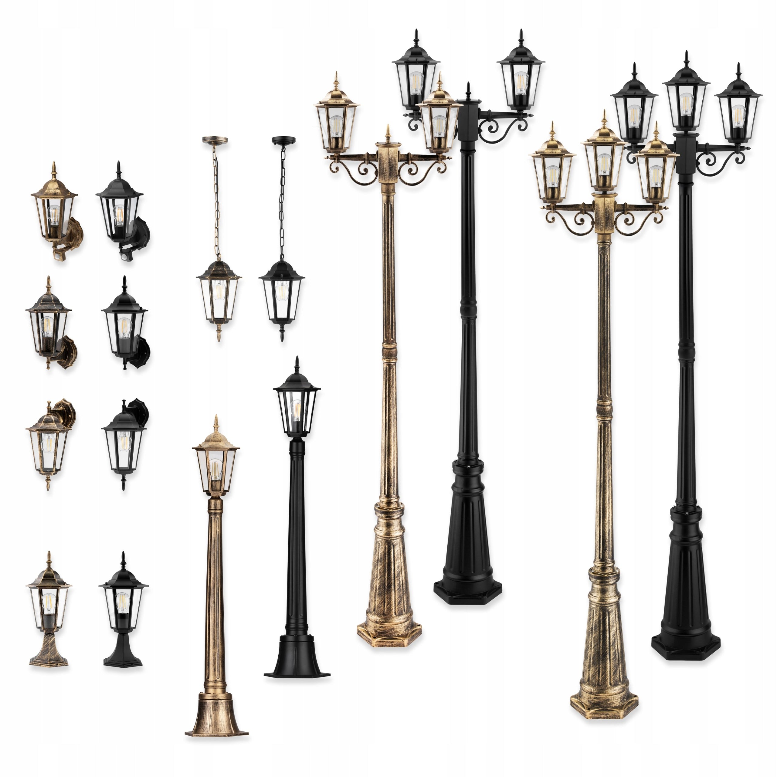 Outdoor Standing Garden Lamp PARK LANTERN POST 2m LED 3x E27 Manufacturer code 502707 parkowa do ogrodu