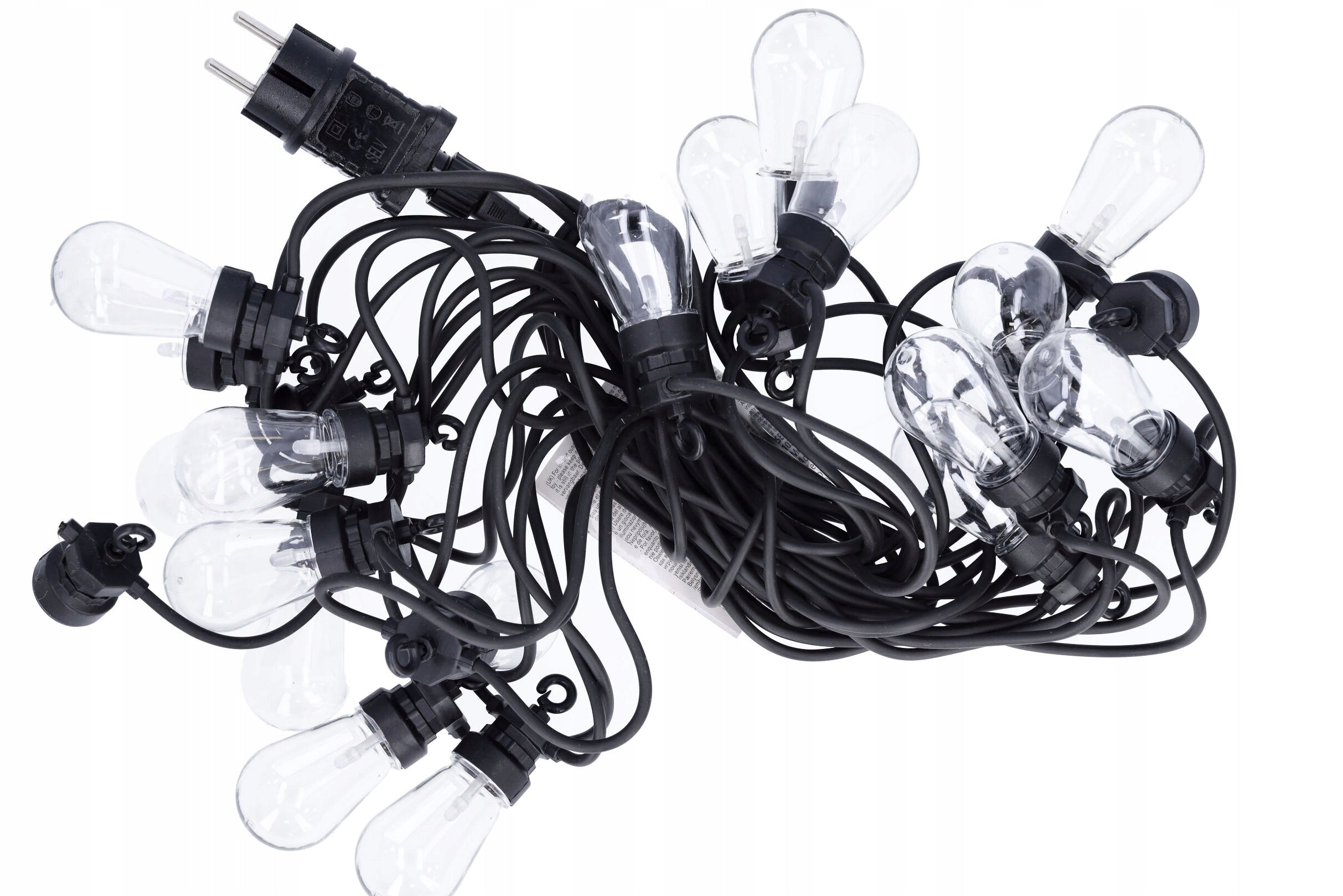 Outdoor Terrace Garden Lights 20 LED Bulbs Length 1250 cm