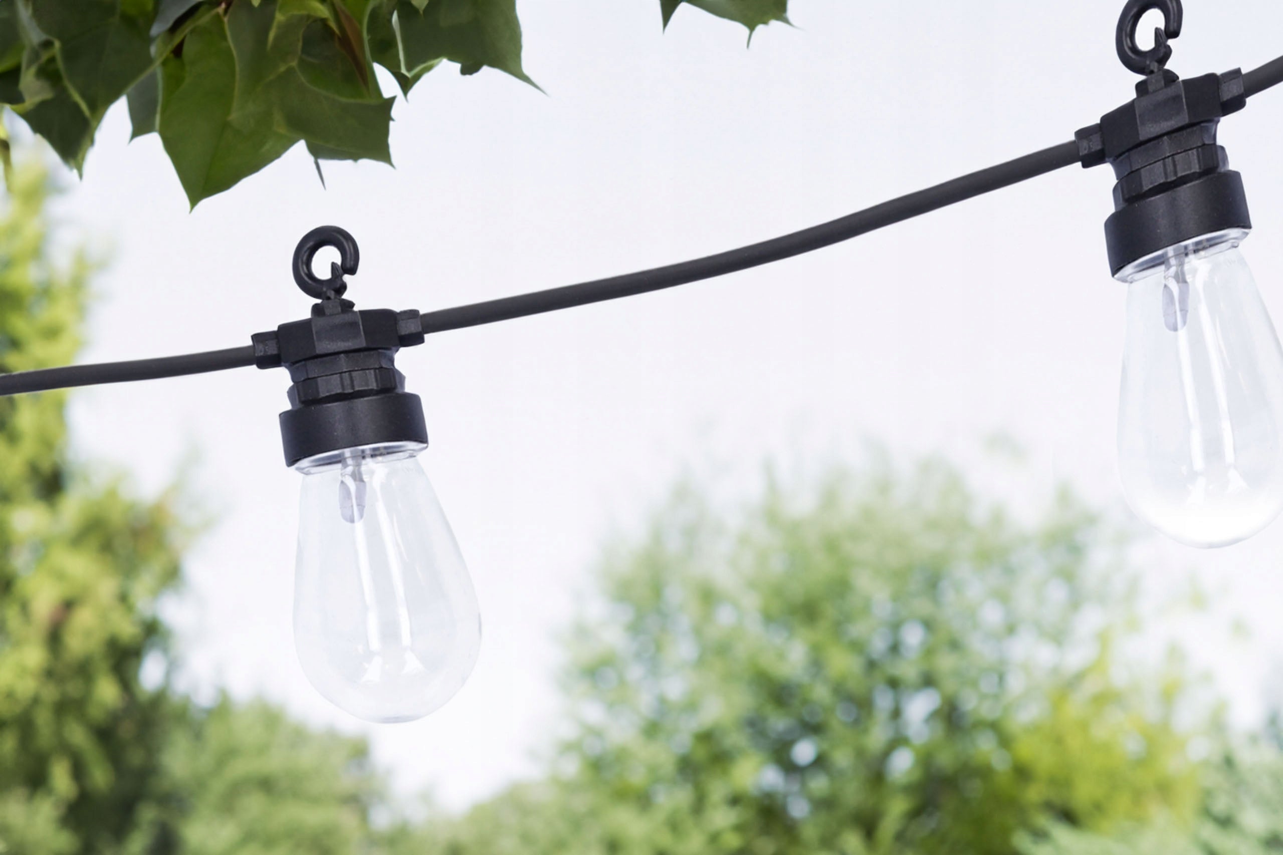 Outdoor Terrace Garden Lights 20 LED Bulbs Manufacturer code Lampki ogrodowe zewnętrzne tarasowe