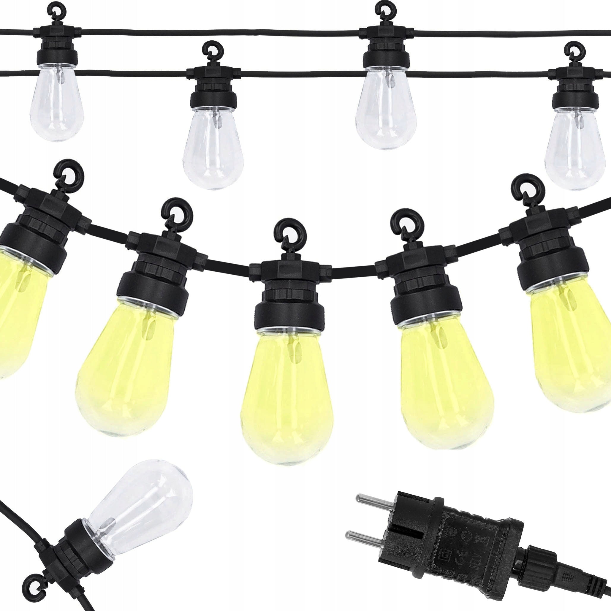 Outdoor Terrace Garden Lights 20 LED Bulbs