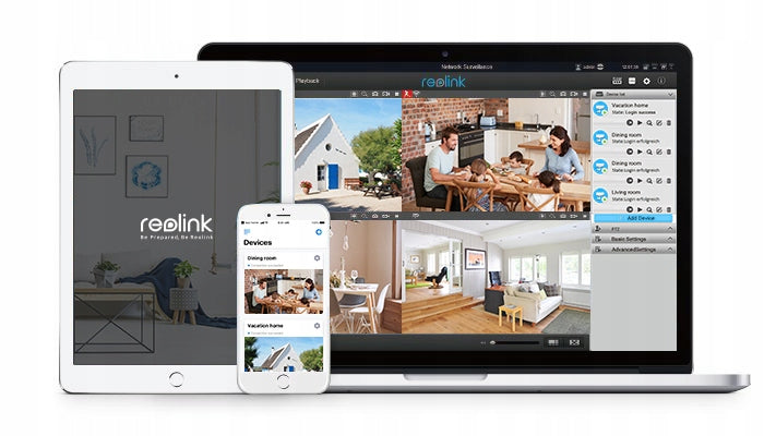 Outdoor WIFI 6 Reolink W730 8Mpx 4K Angle 180 Degree Detection Color Packaging status original