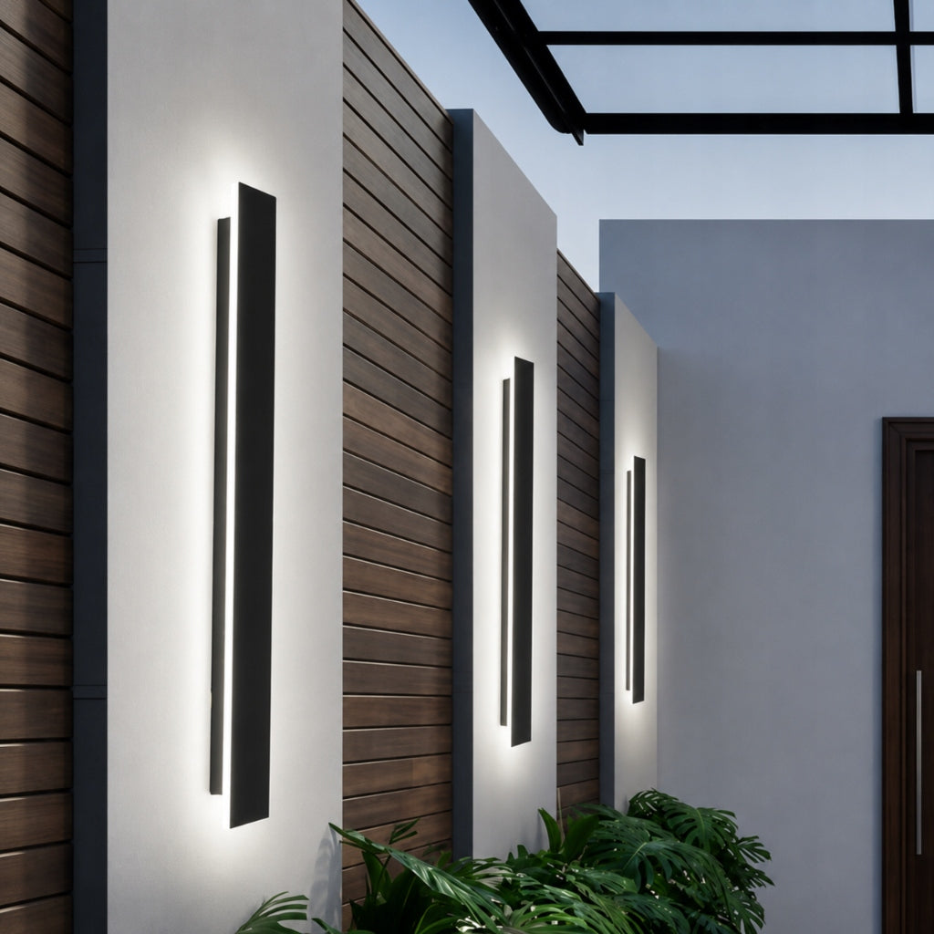 Outdoor Wall Lamp LED Facade Garden Wall Lamp 24W IP65 120cm Thread type built-in LED source