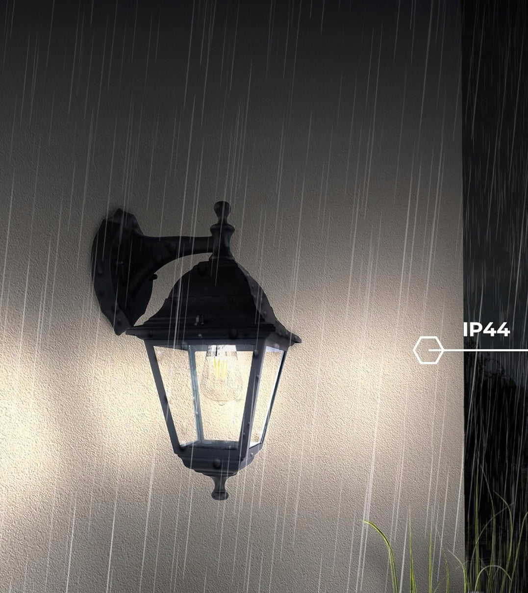 Outdoor Wall Lamp LED Garden Facade Lamp 1X Bulb E27 IP54 BK Manufacturer code 7093