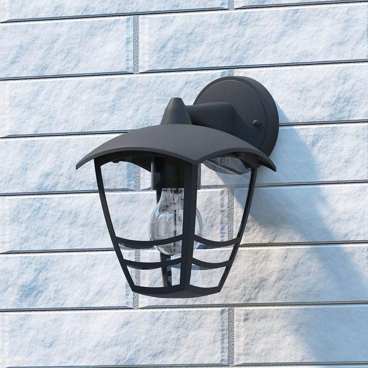 Outdoor Wall Lamp LED Garden Facade Lamp 1X E27 Black IP54 Packaging status original