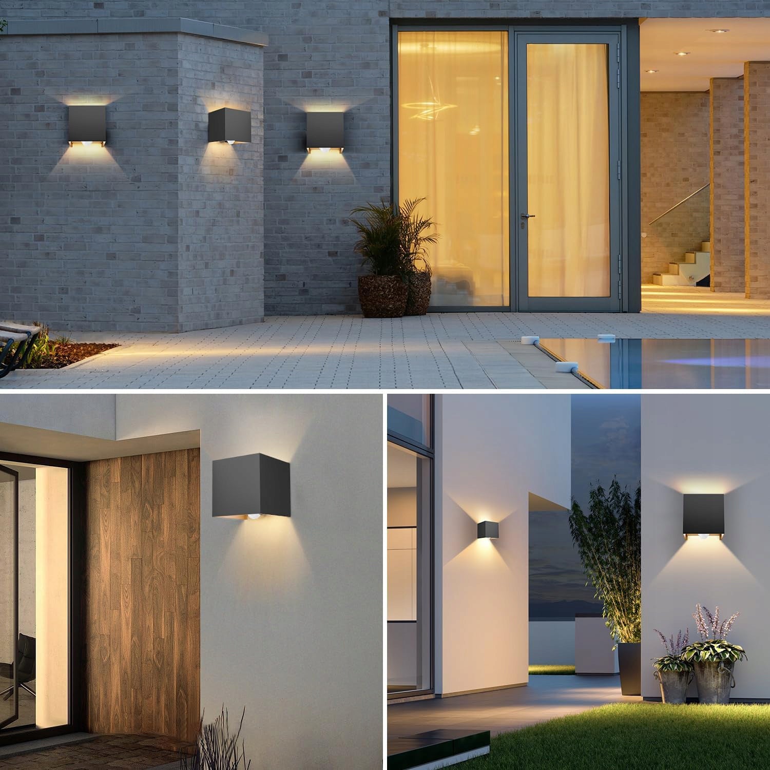 Outdoor Wall Lamp LED Garden Facade Lamp Wall 10W IP65 Sensor Packaging status original