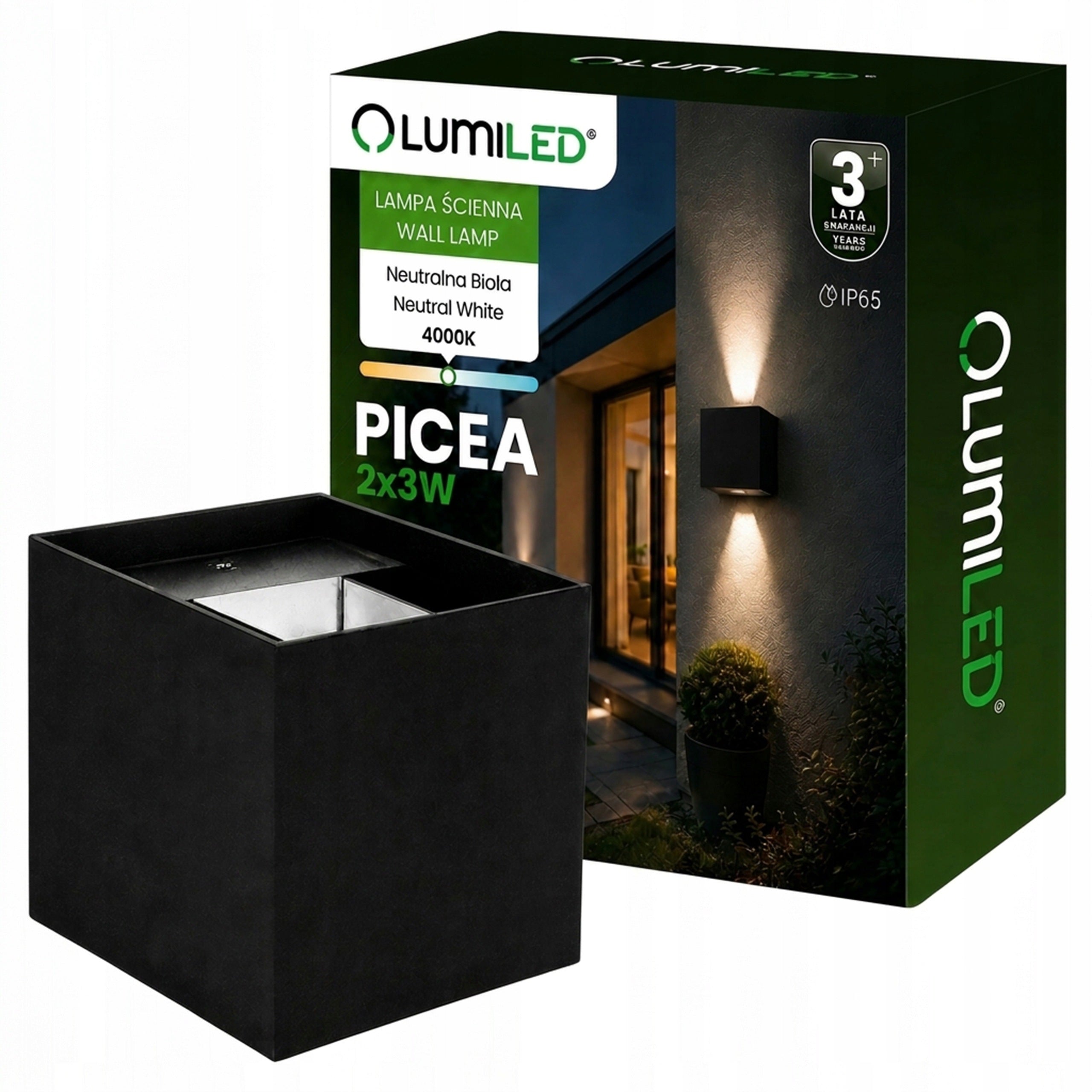Outdoor Wall Lamp LED Garden Wall Facade Lamp 6W Waterproof