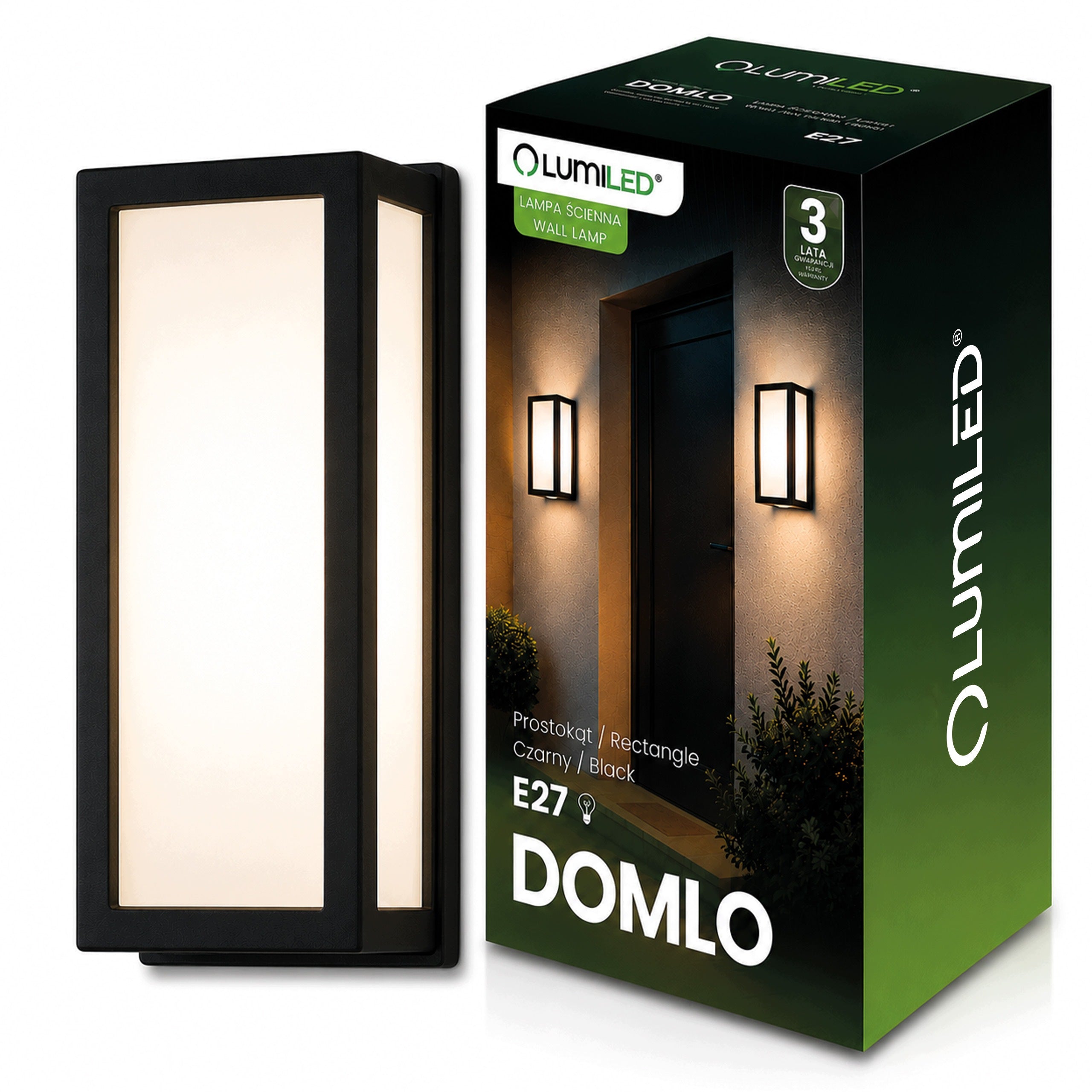 Outdoor Wall Lamp LED Garden Wall Facade Lamp E27 Waterproof