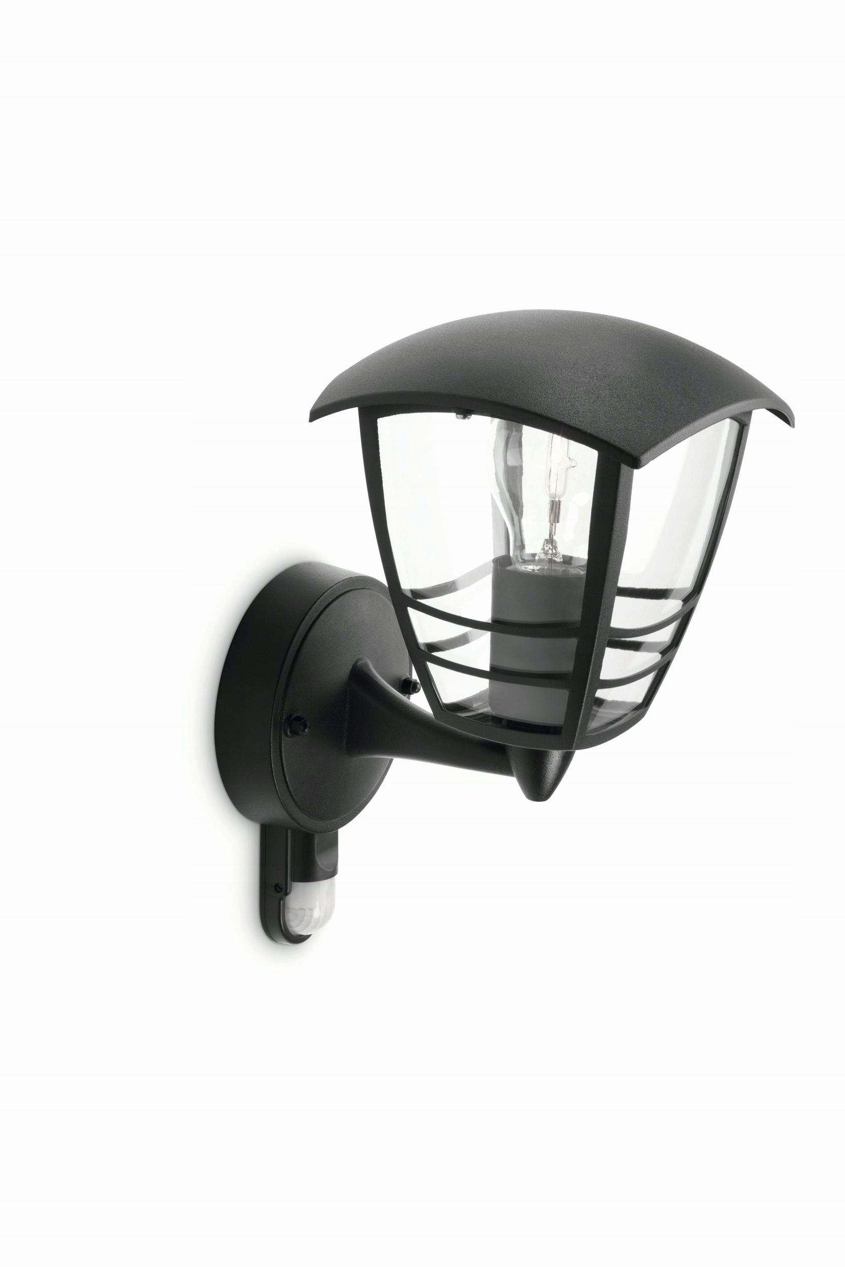 Outdoor Wall Lamp PHILIPS CREEK Garden Facade Lamp with Motion Sensor Batteries included no