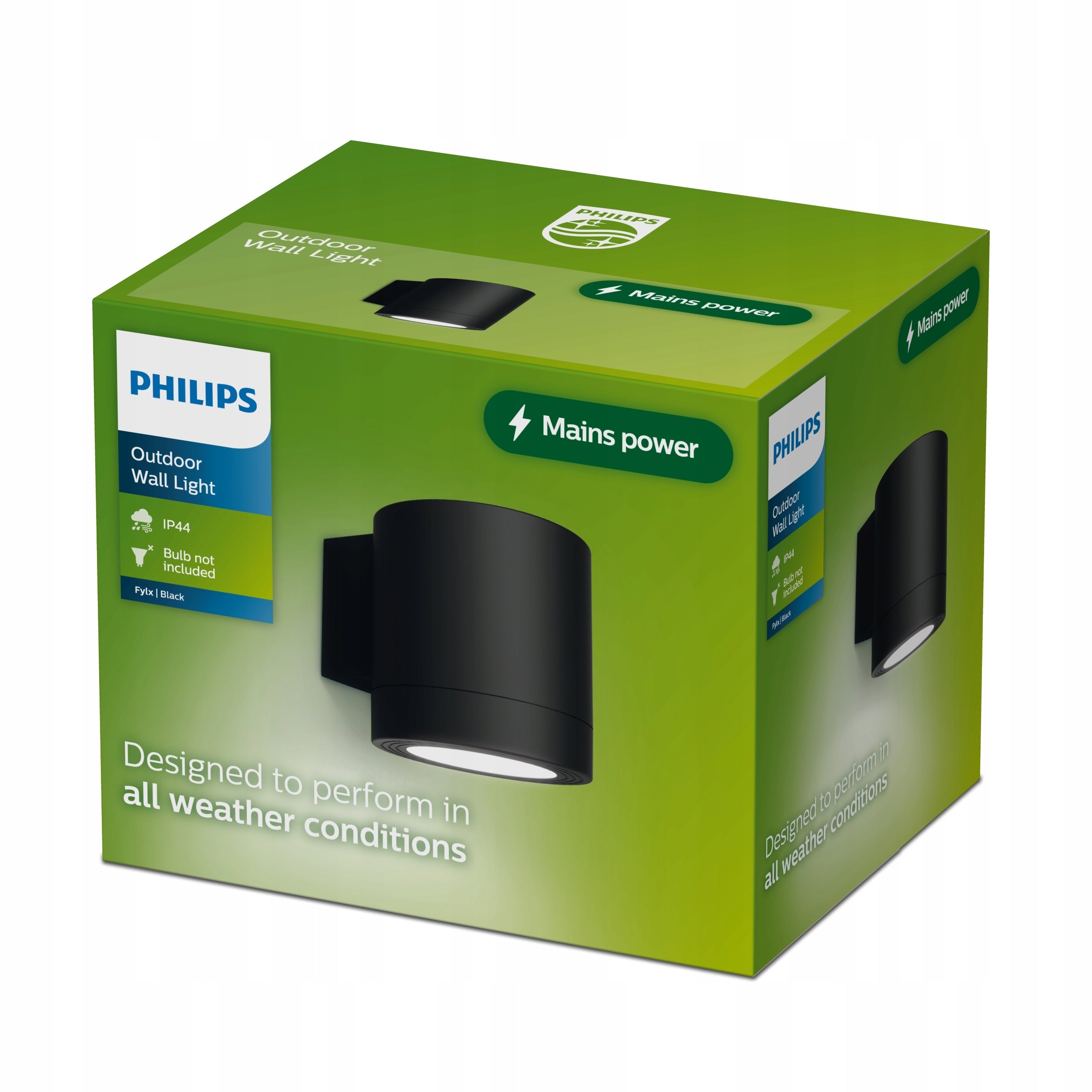 Outdoor Wall Lamp PHILIPS FYLX Facade Lamp GU10 LED Garden Wall Lamp Brand Philips
