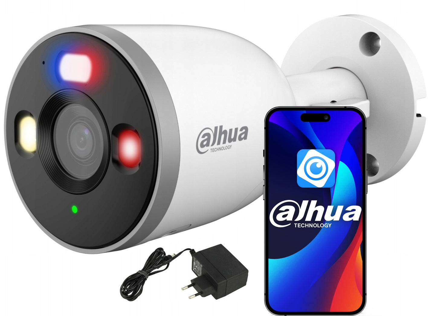 Outdoor WiFi Camera 5MPx DAHUA F5D-PV Detection Deterrence Dual Light Packaging status original